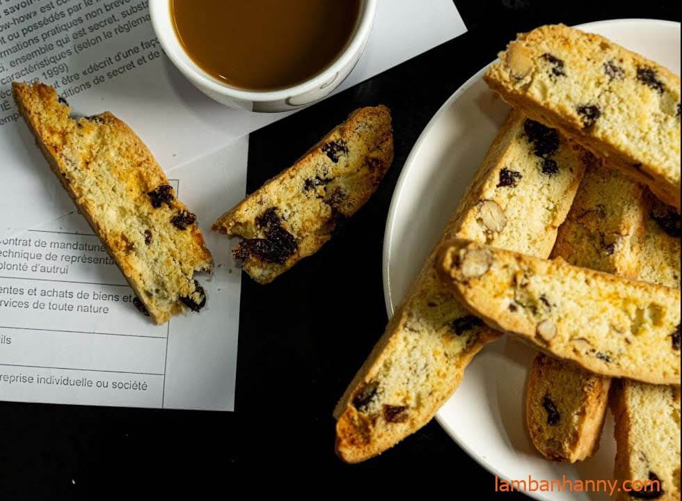 Combo nguyên liệu làm bánh Biscotti (Có kèm hướng dẫn)