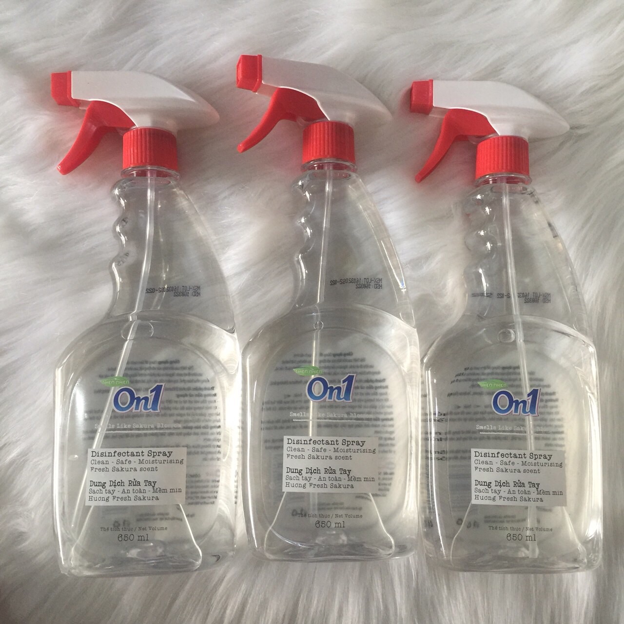 Nước rửa tay khô dạng xịt On1 650ml