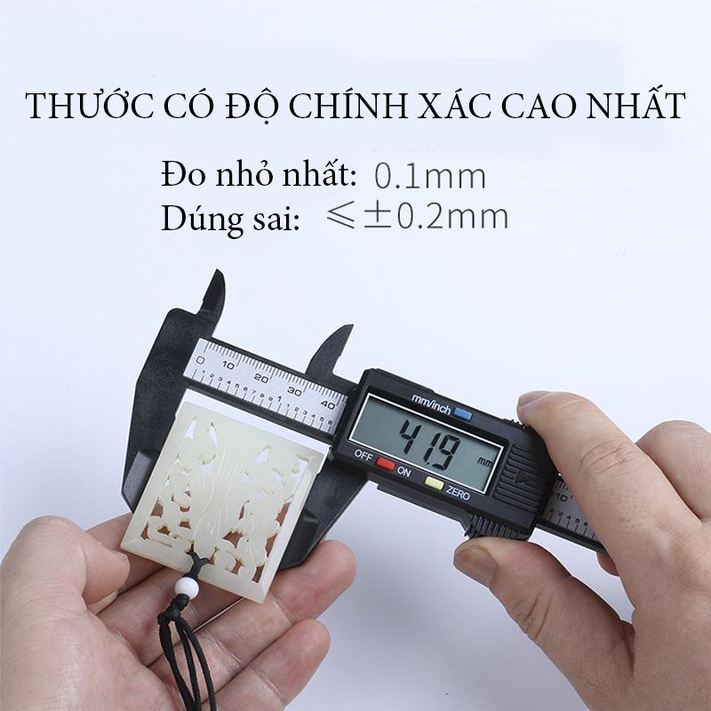 Thước Điện Tử Carbon Sợi Nhựa 150mm - Syntek T15