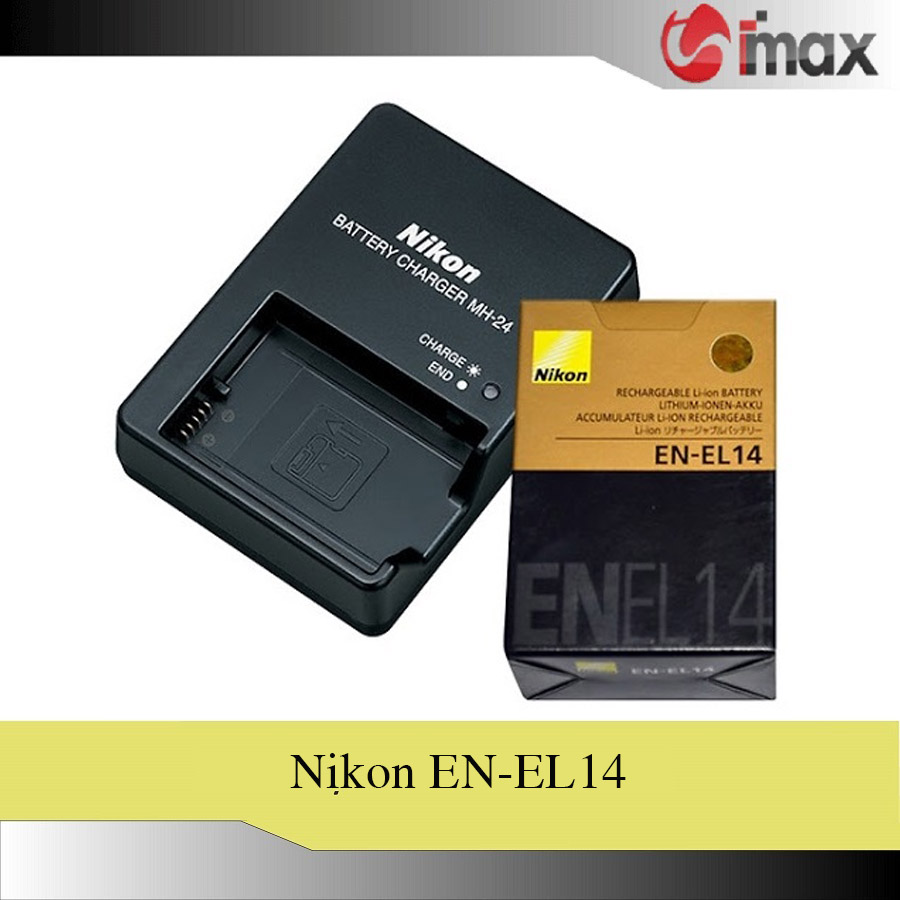Bộ 01 pin nikon en-el14 + 01 sạc nikon mh-24 - hàng nhập khẩu