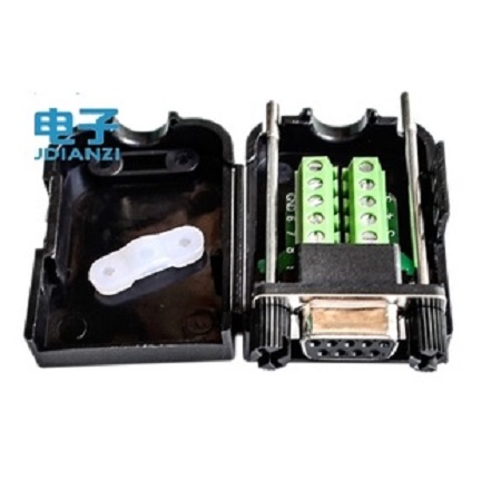 Jack DB9 Cổng COM RS232 Domino Đực/Cái - Kèm nắp