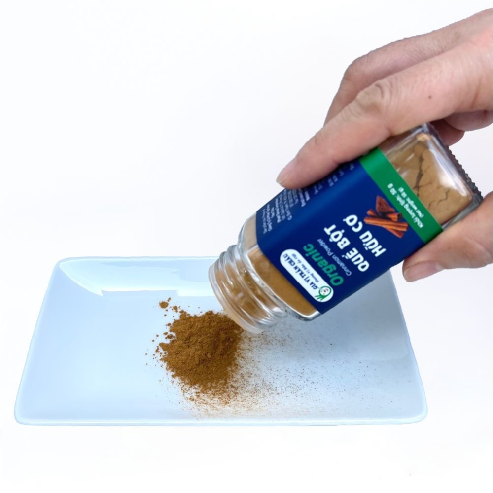 Quế bột hữu cơ Trân Châu hũ 45g