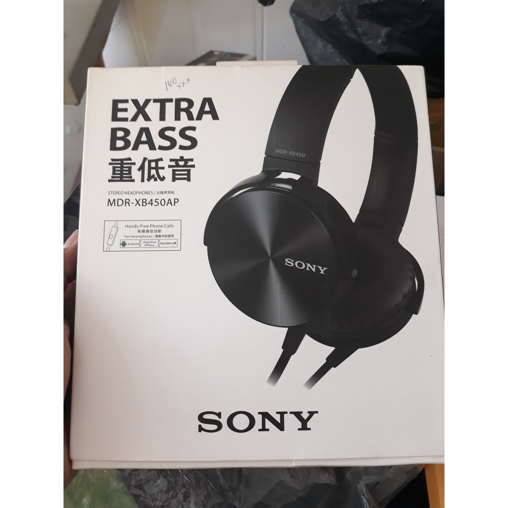 TAI NGHE CHỤP TAI MDR-450AP - TRẮNG