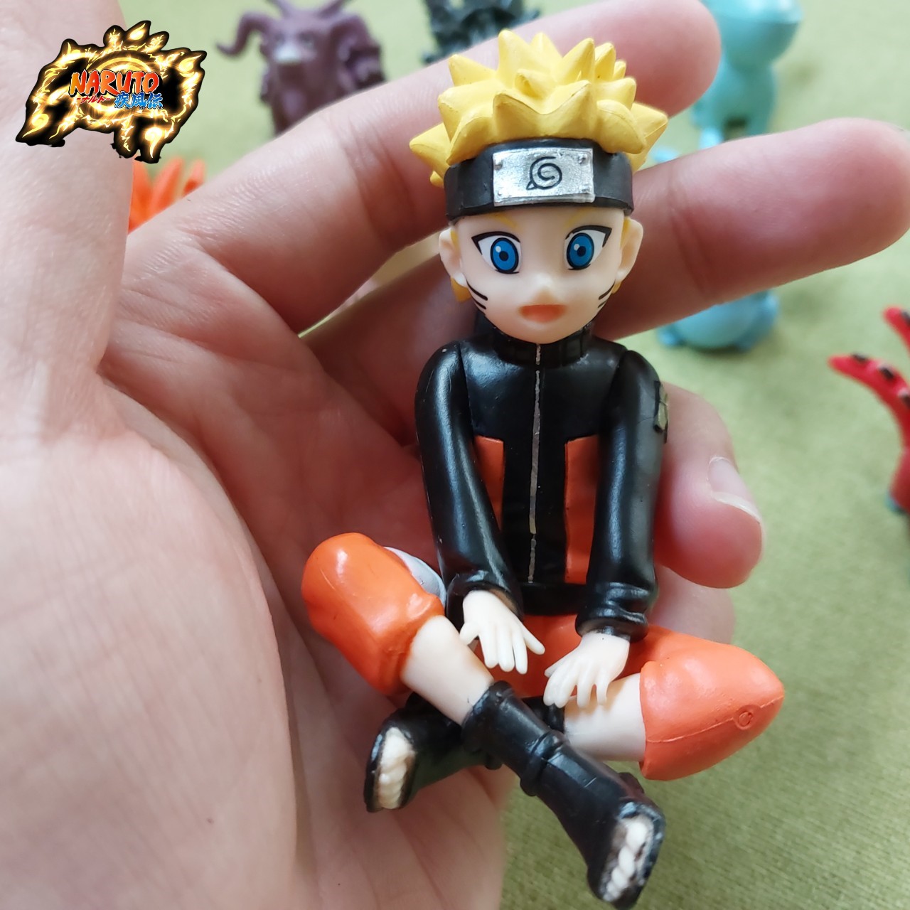 Mô hình Cửu Naruto ngồi với vĩ thú hoạt hình nhẫn giả Na Ru To 1524 11