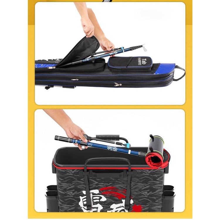 Gác cần câu đài carbon cao cấp Tab 2m1 thu gọn