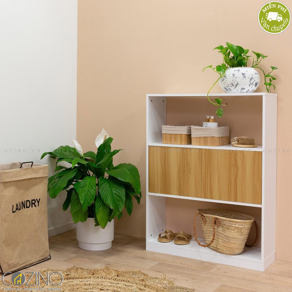 Tủ kệ sách nhỏ Blake gỗ tự nhiên