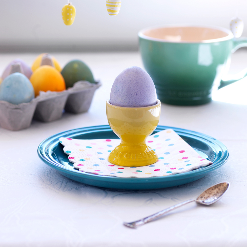 BỘ CỐC SỨ ĐỂ TRỨNG LE CREUSET RAINBOW, 6 CHIẾC