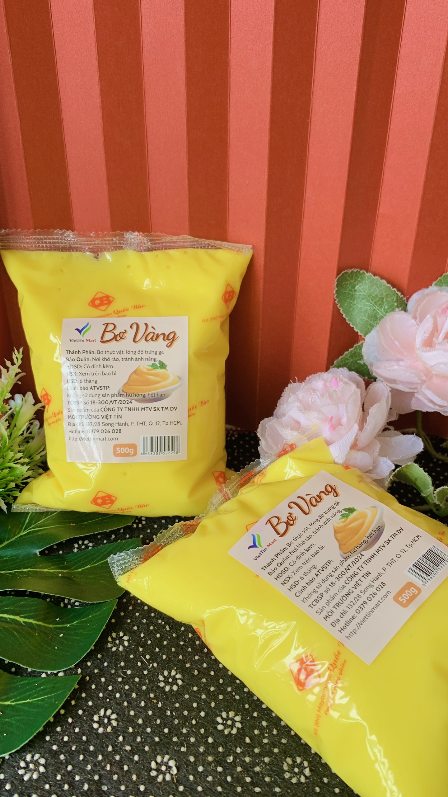BƠ VÀNG ĂN BÁNH TRÁNG, BÁNH MÌ (500gr)