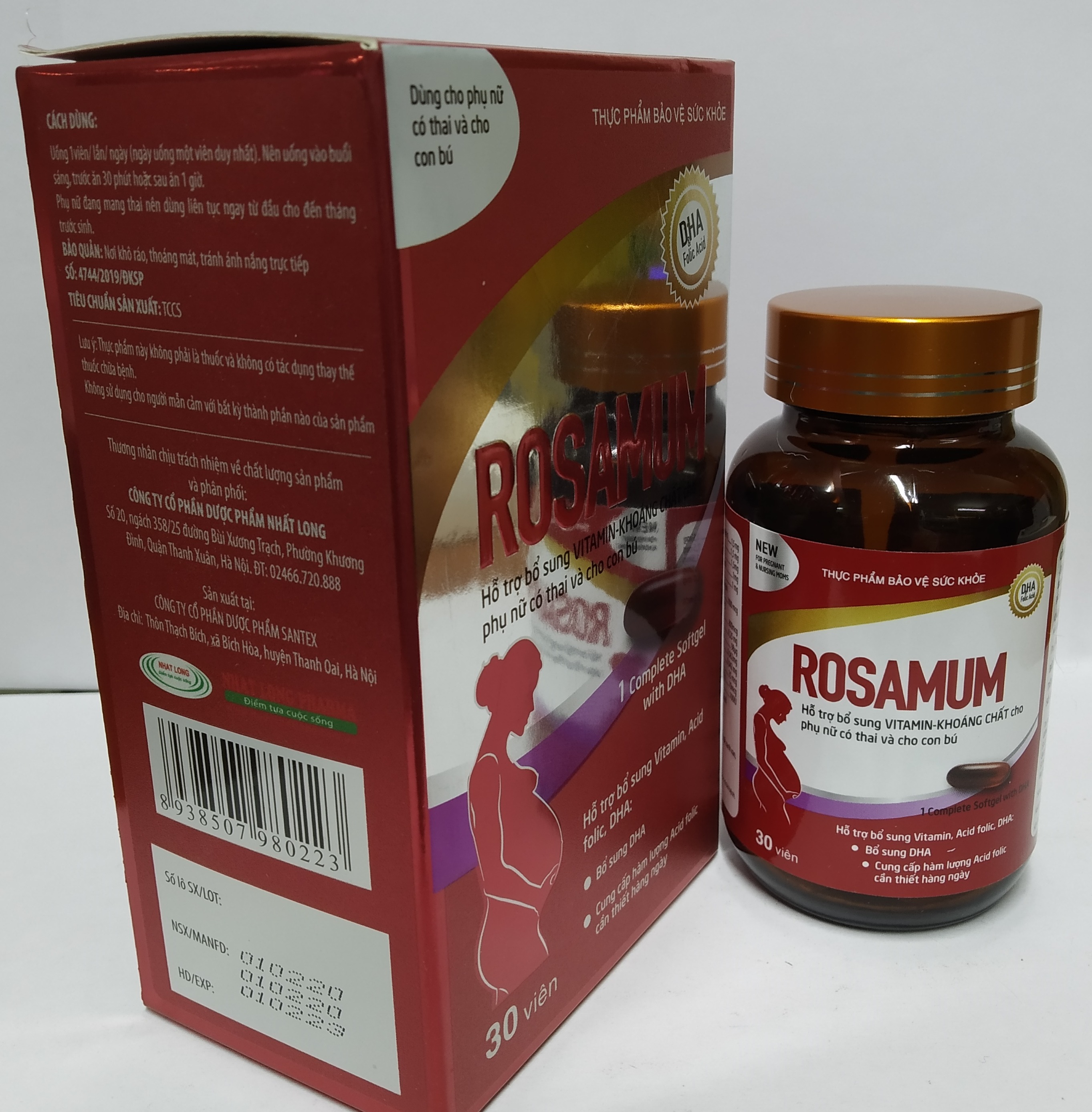 Rosamum Vitamin và khoáng chất cho bà bầu