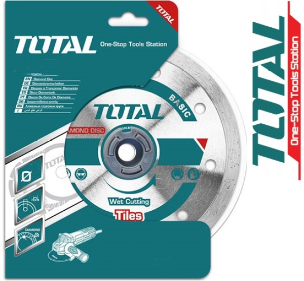 [HCM]Đĩa cắt gạch ướt 115mm x 22mm Diamond Disc Total TAC2121153