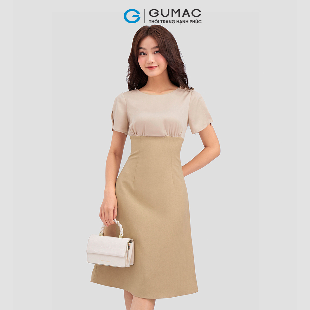 Đầm tay xẻ DC12057 thời trang GUMAC