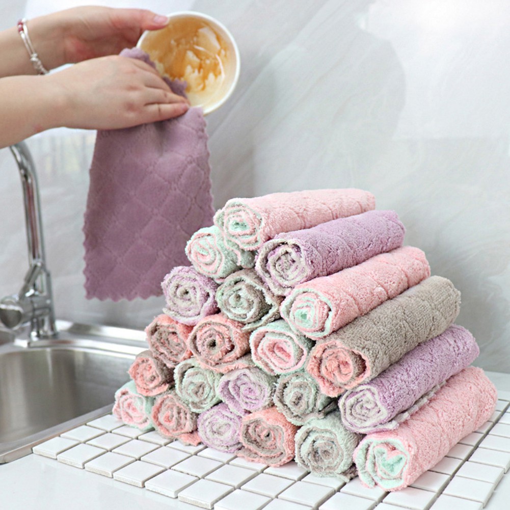ComBo Set 20 Khăn Lau Tay Đa Năng 2 Mặt Siêu Thấm