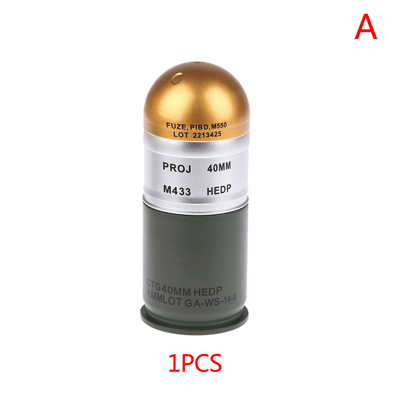 Hộp mực m433 hedp 40mm hộp đựng mini mô hình lựu đạn giả Đồ chơi quạt quân đội