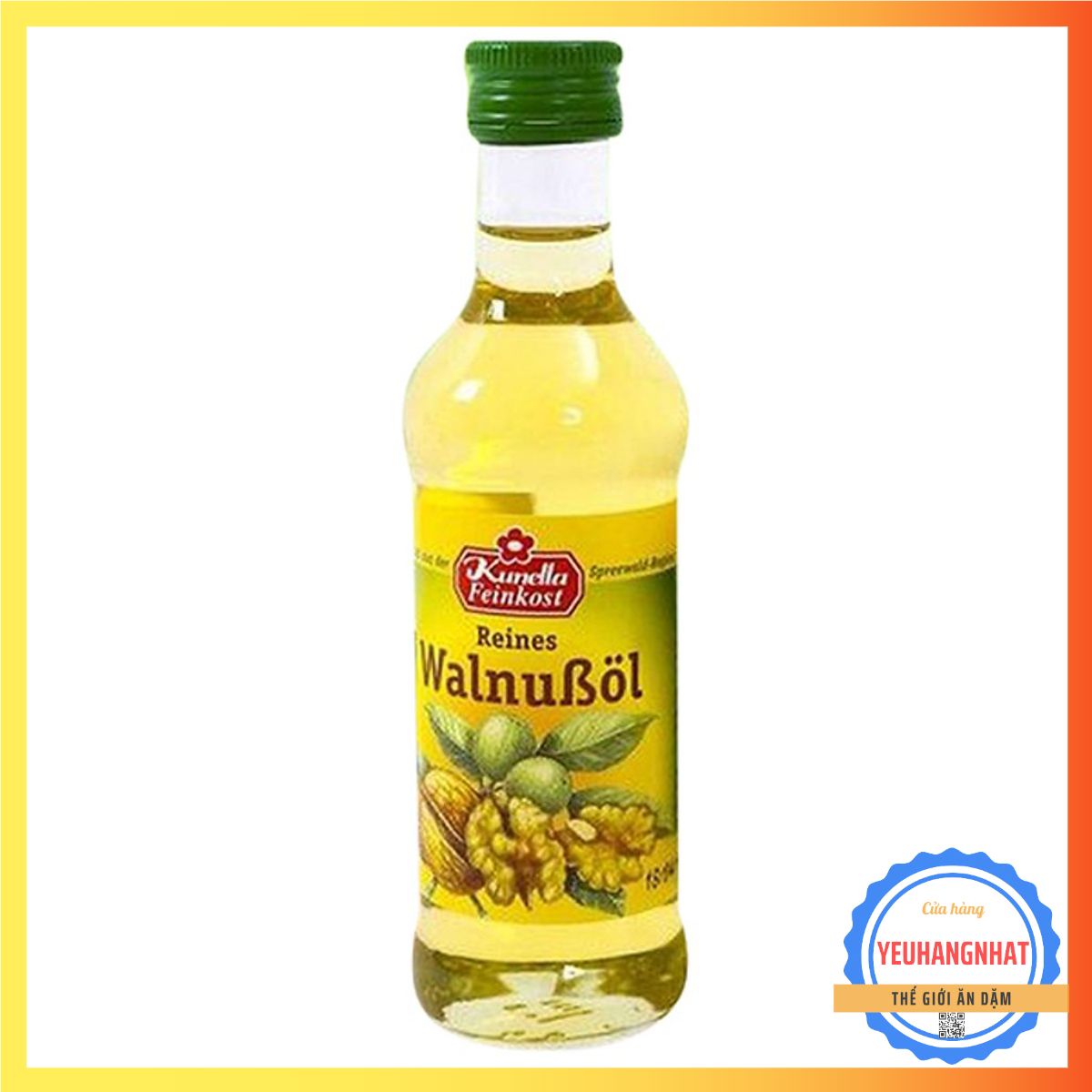 Dầu óc chó Kunella Feinkost WalnuBol 100ml (Đức)