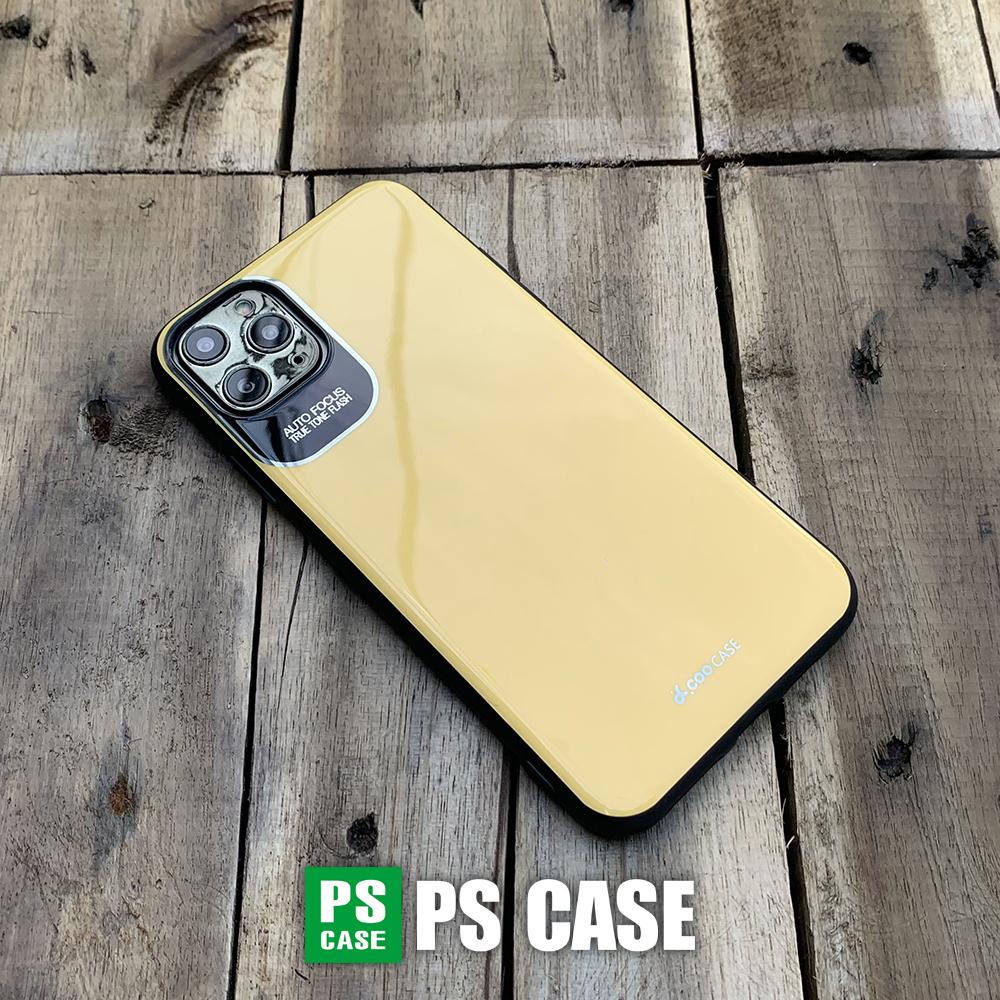 Ốp lưng bảo vệ camera hiệu Q.COO dành cho iPhone 11 Pro Max - Màu vàng - PS Case phân phối