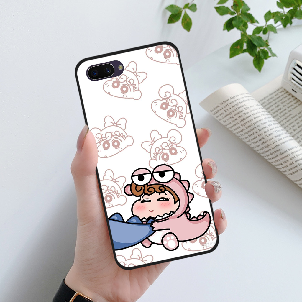 Ốp lưng Oppo A3S / A1K hình cặp đôi, couple hoạt hình dễ thương