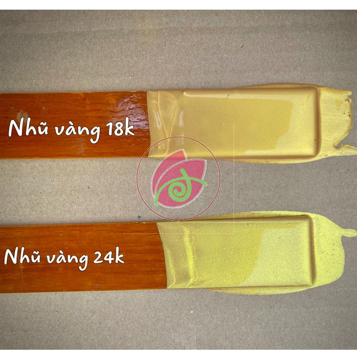 Sơn nước nhũ vàng 18k Yes Paint 200g [sơn chậu]