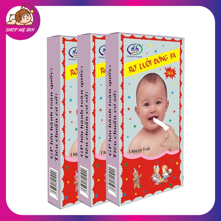 Rơ lưỡi Đông Pha vệ sịnh làm sạch lưỡi, răng miệng cho bé