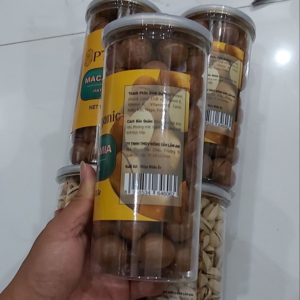 [Hủ 500G] Hạt Macca Úc nứt vỏ PT nhập khẩu Úc