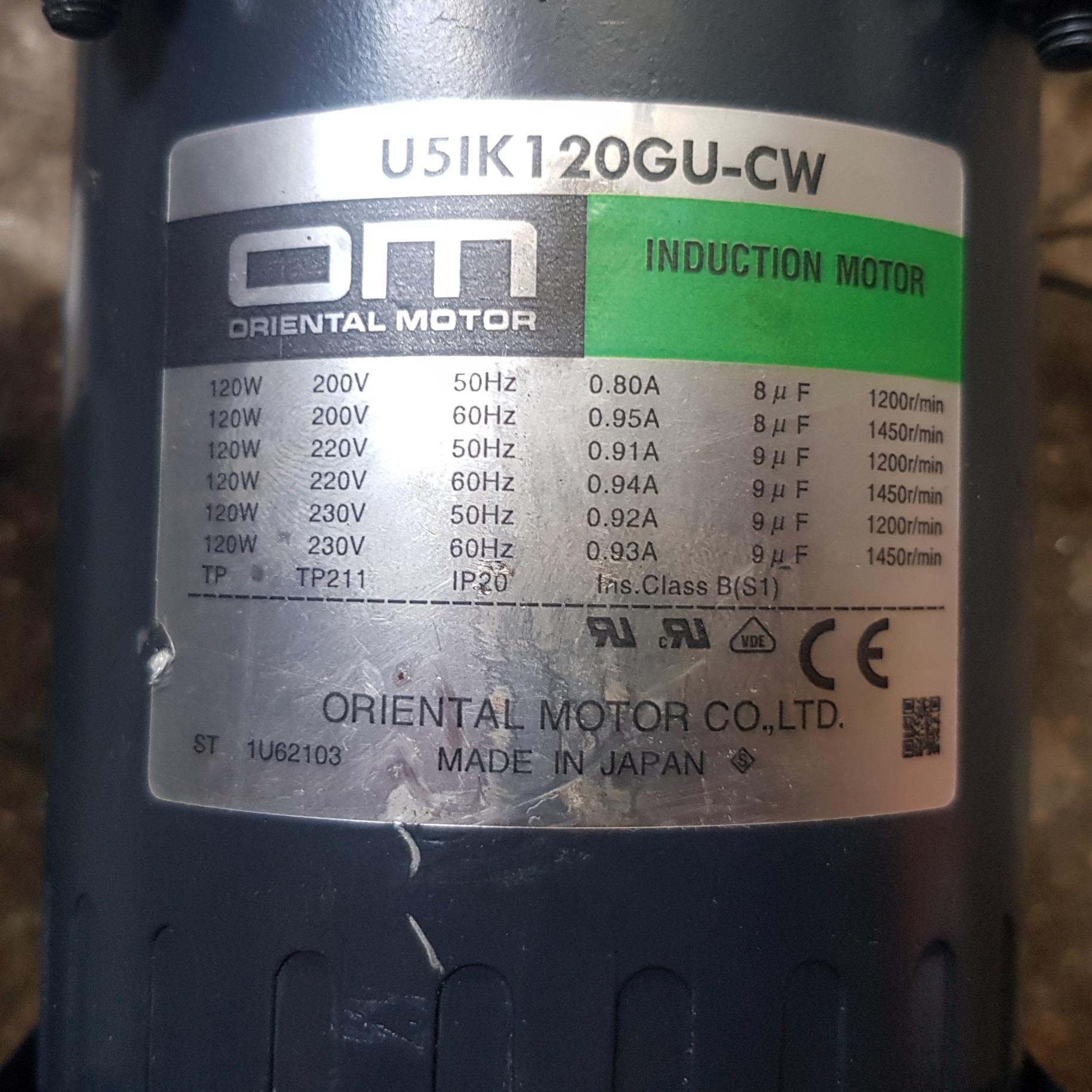 Motor giảm tốc 120w kèm bộ điều khiển tốc độ