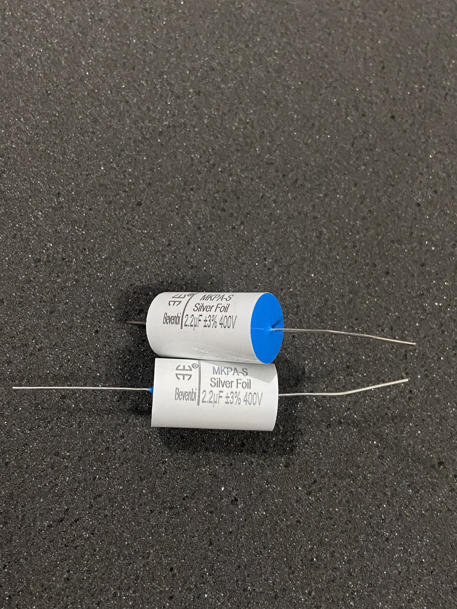 Tụ Bevenbi cao cấp (trắng xanh) 2.2uf 400v cho phân tần loa treble