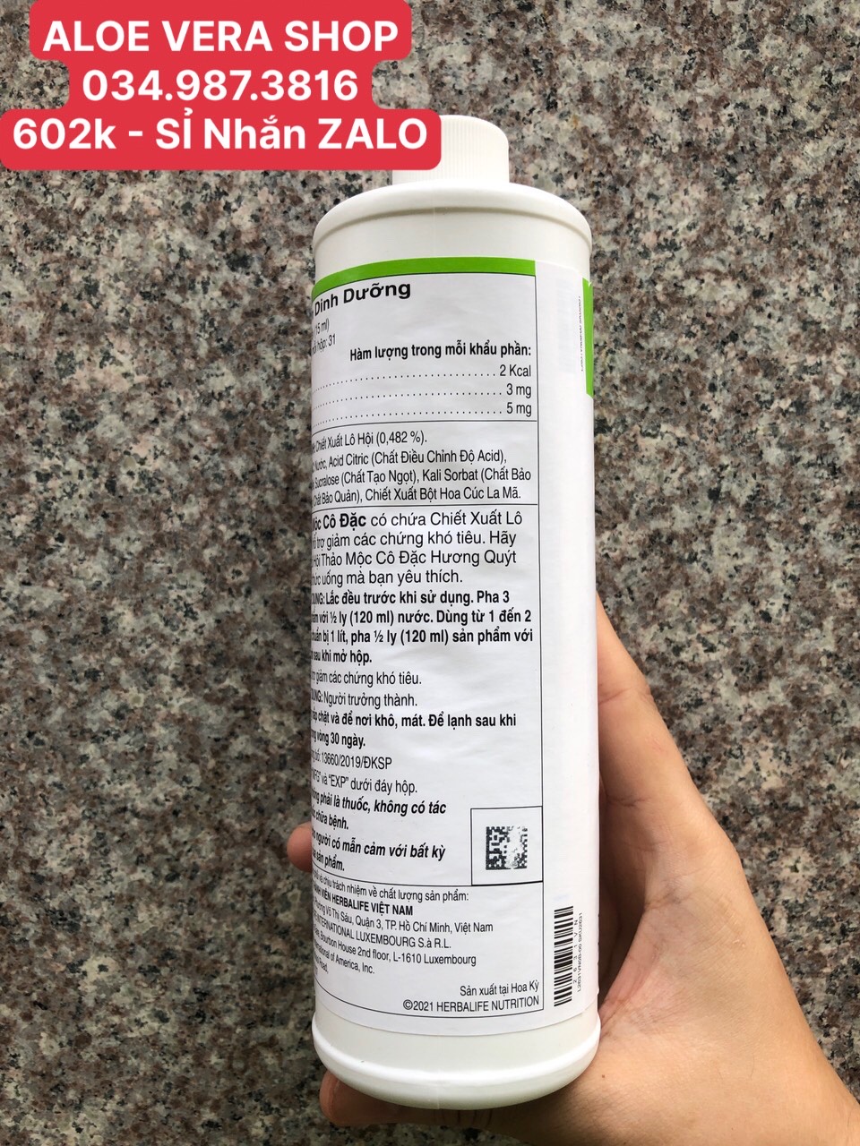 [602K] Aloe Vera Herbs Concentrated Mandarin Orange