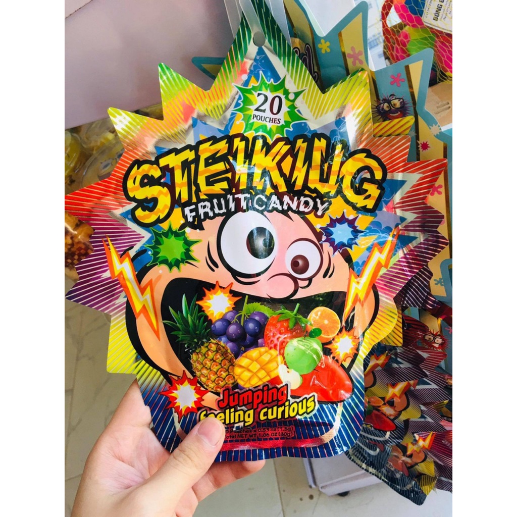 kẹo nổ popping candy thái lan 30g mix vị (bịt gồm 20 gói)