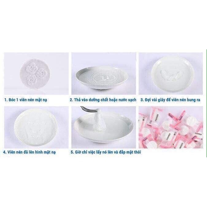 Mặt Nạ Giấy Nén Miniso Túi 100 Viên
