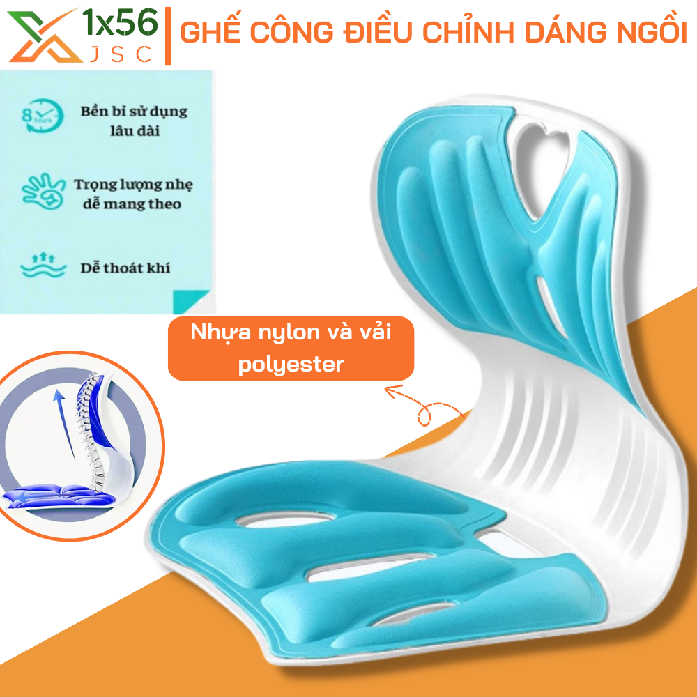 Ghế Chỉnh Dáng Ngồi Đúng Chống Gù Lưng, Bảo Vệ Cột Sống, Phù Hợp Mọi Đối Tượng - Ghế Công Thái Học Chống Gù Chất Liệu Thoáng Mát