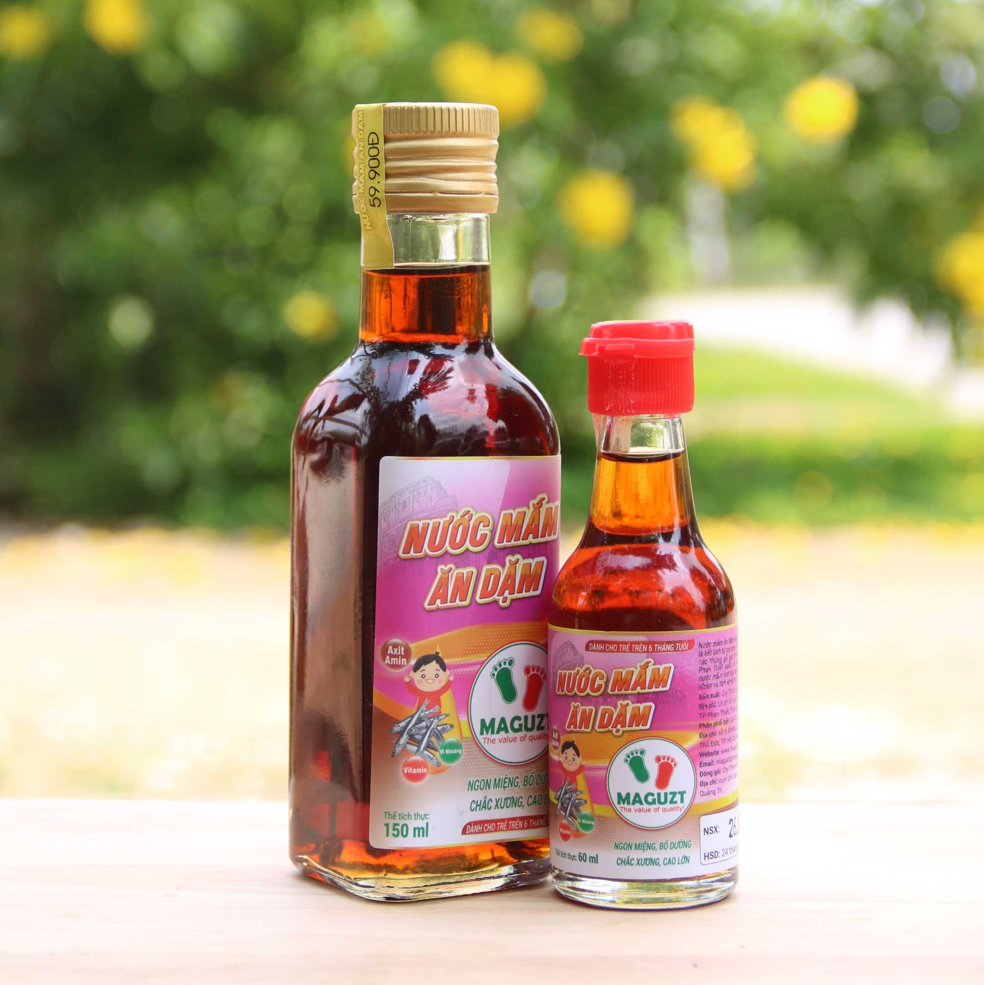 Nước Mắm Cho Bé Ăn Dặm Maguzt Cá Cơm Than