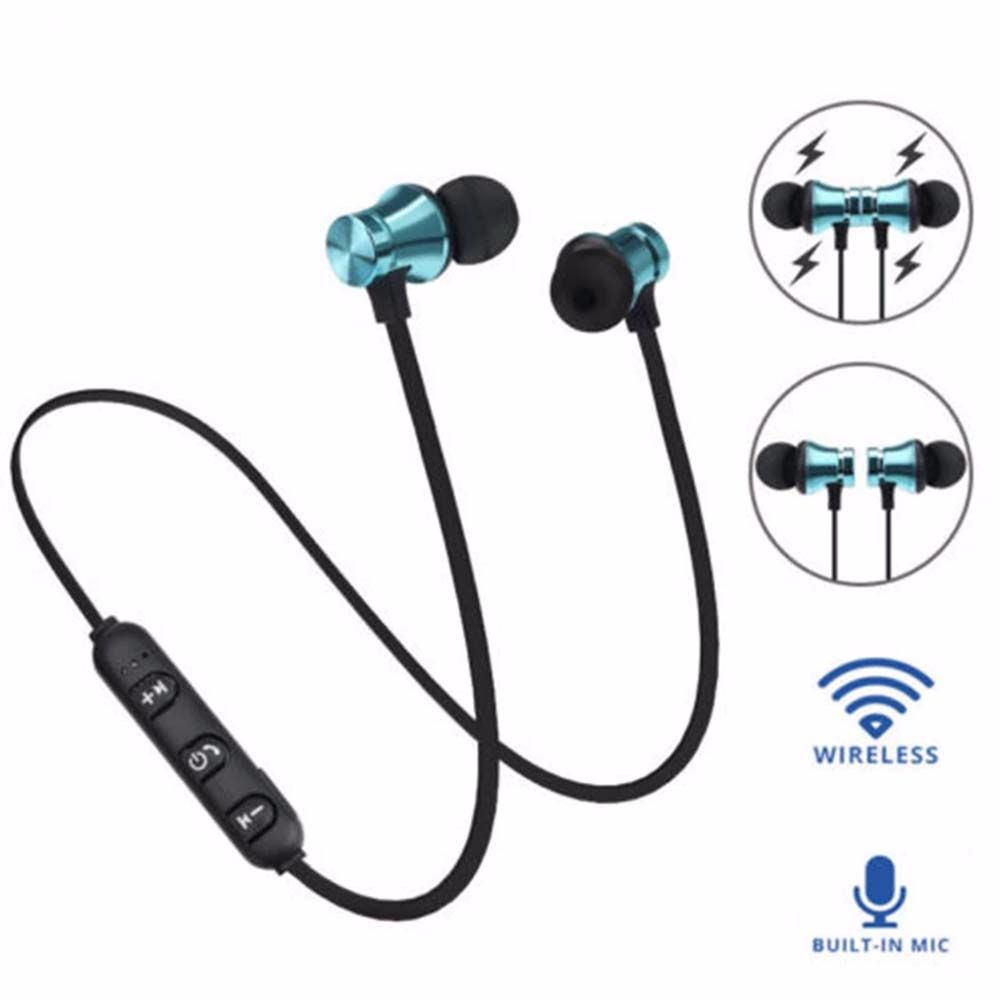 OOC cho điện thoại di động Âm thanh nổi Tai nghe nhạc XT11 có Mic Rảnh tay Treo cổ Tai nghe Bluetooth không dây Từ tính Tai nghe thể thao
