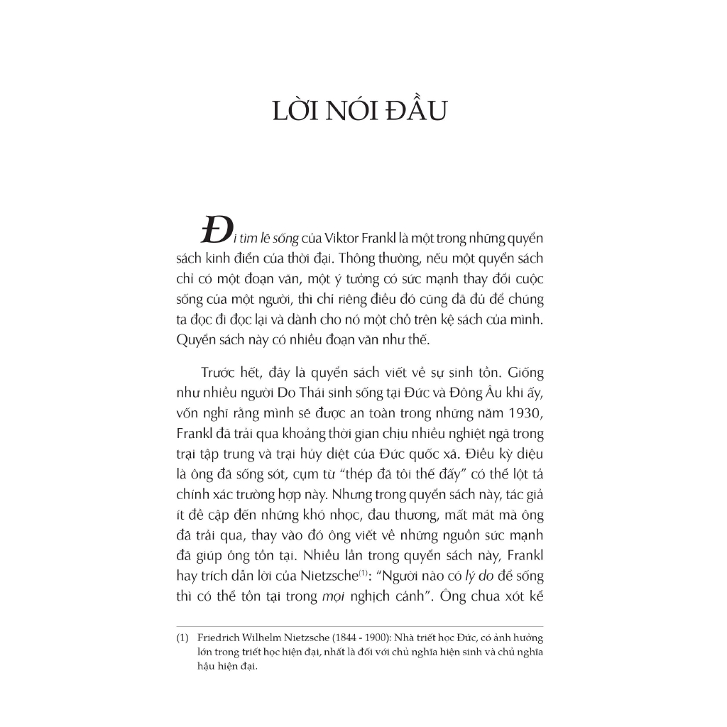 Sách - Đi Tìm Lẽ Sống (Tái Bản) - First News
