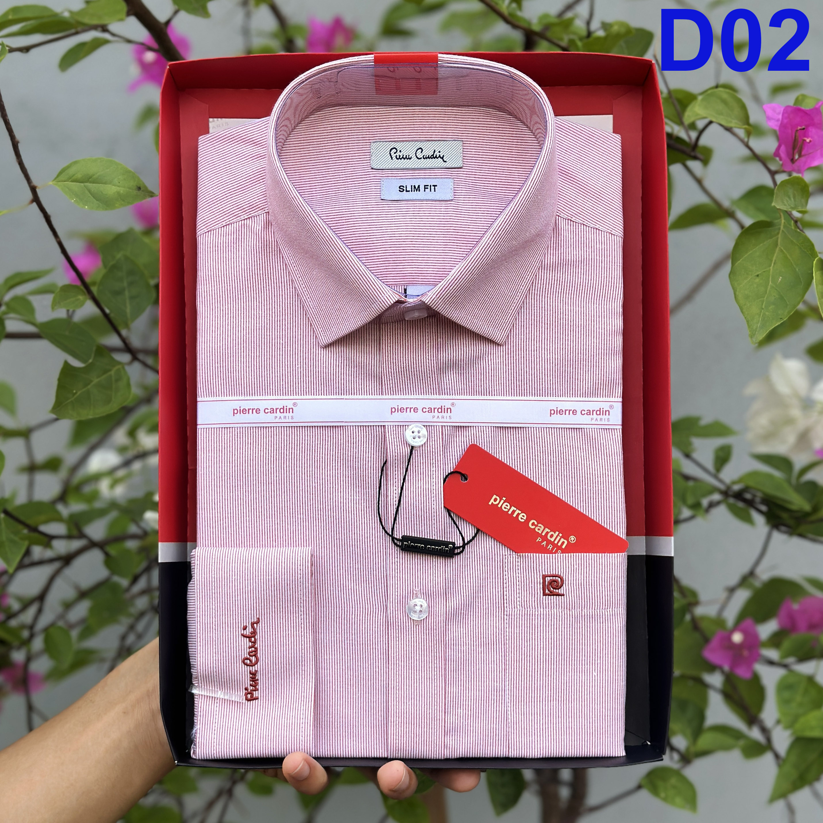 Áo sơ mi nam, sơ mi dài tay kẻ sọc xanh , sơ mi kẻ ngắn tay, sơ mi nam công sở, sơ mi nam pierre cardin chính hãng hàng xuất dư hàn 2023