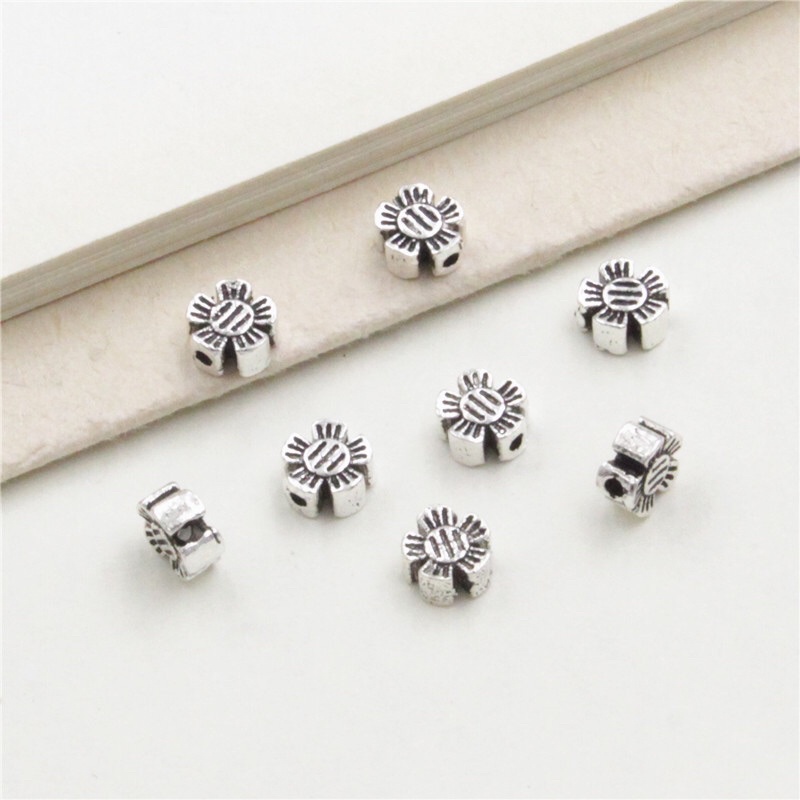 [S925] Charm bạc bông hoa 5 cánh mini - MH190