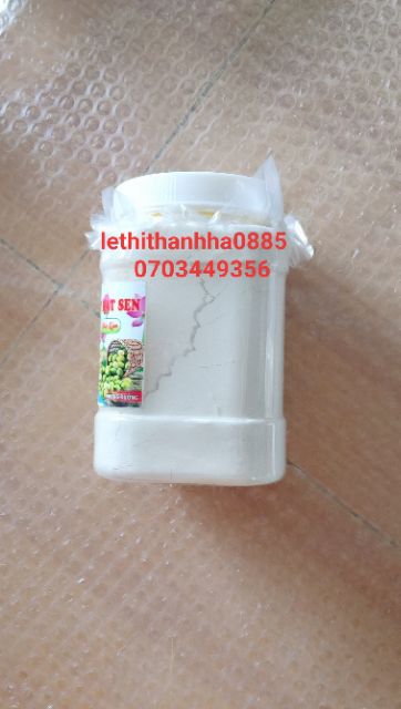 Bột hạt sen nguyên chất HANDMADE nhà làm 500gr