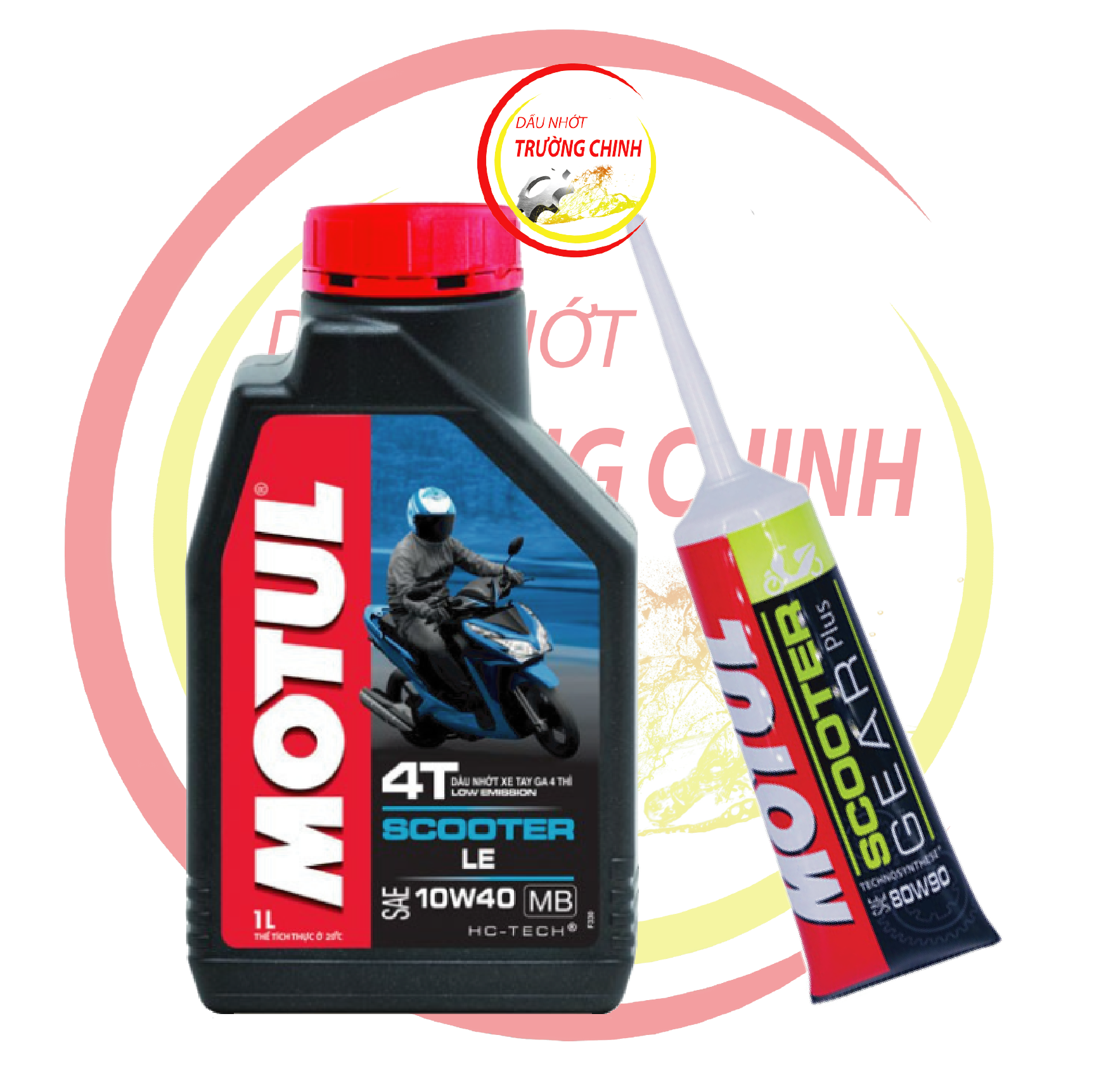 [HCM]Compo nhớt Motul Sooter Le 10W40 + hộp số Motul