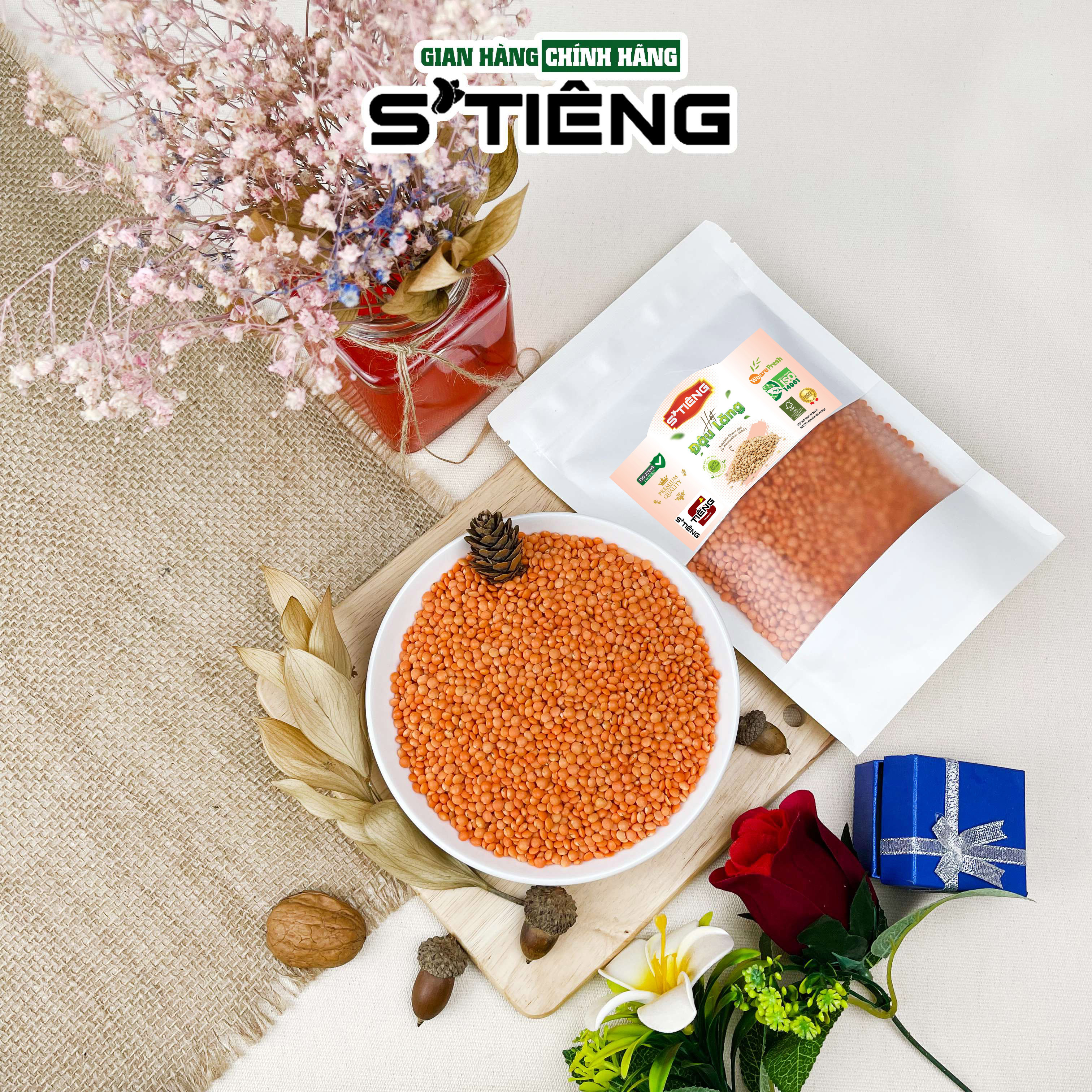 Hạt Đậu Lăng Đỏ STIÊNG Chế Biến Món Ăn
