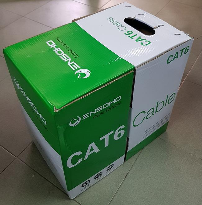 305m dây mạng cat6 ensoho (xanh)