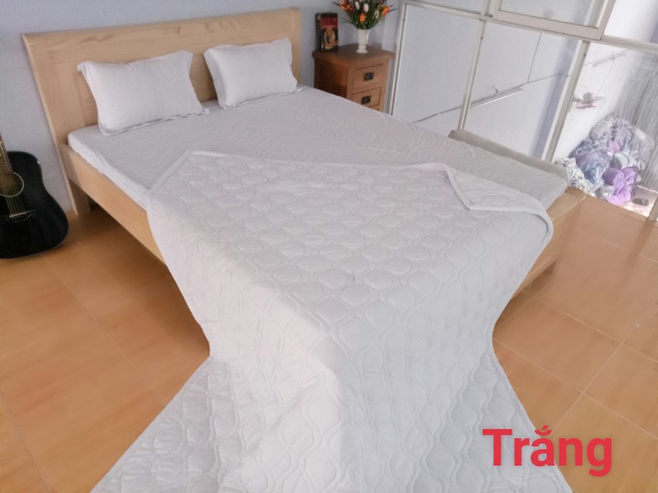 [HCM]Drap Lẻ Thun Lạnh Hàn Quốc Lan Phạm Bedding - Màu Trắng