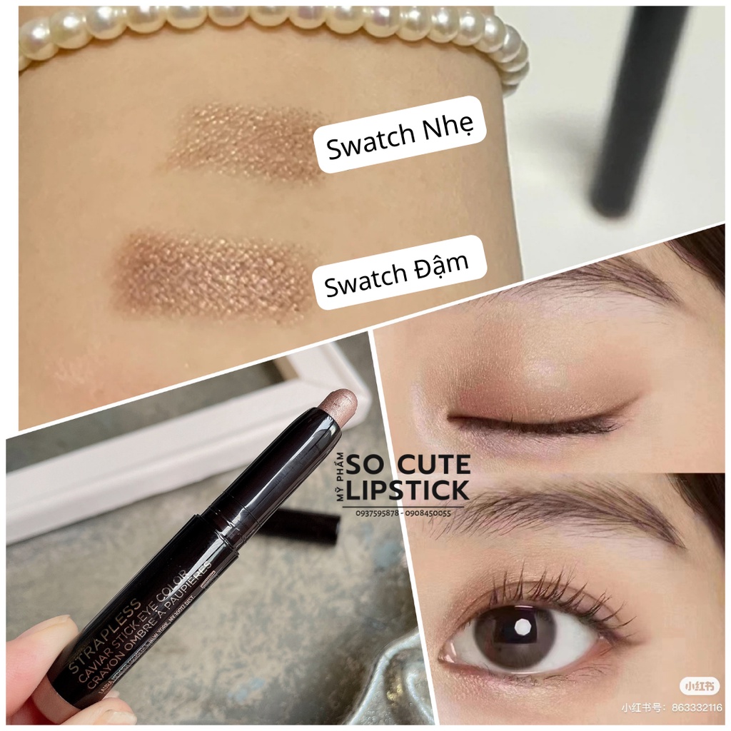 [MINISIZE 1G ] PHẤN MẮT DẠNG THỎI L.M CARVIAR STICK EYE COLOR MÀU STRAPLESS
