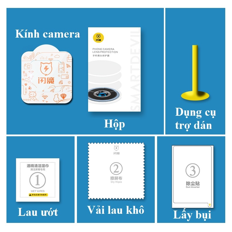 Kính cường lực camera Mi Pad 6 - Mi Pad 6 Pro Smart Devil