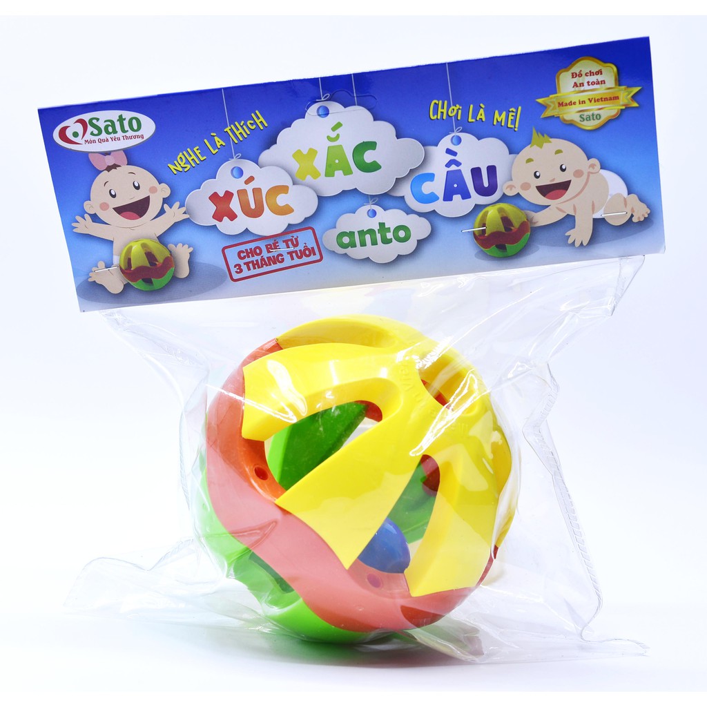 Đồ chơi sato xúc xắc cầu Sato Cho Bé Từ 3 Tháng
