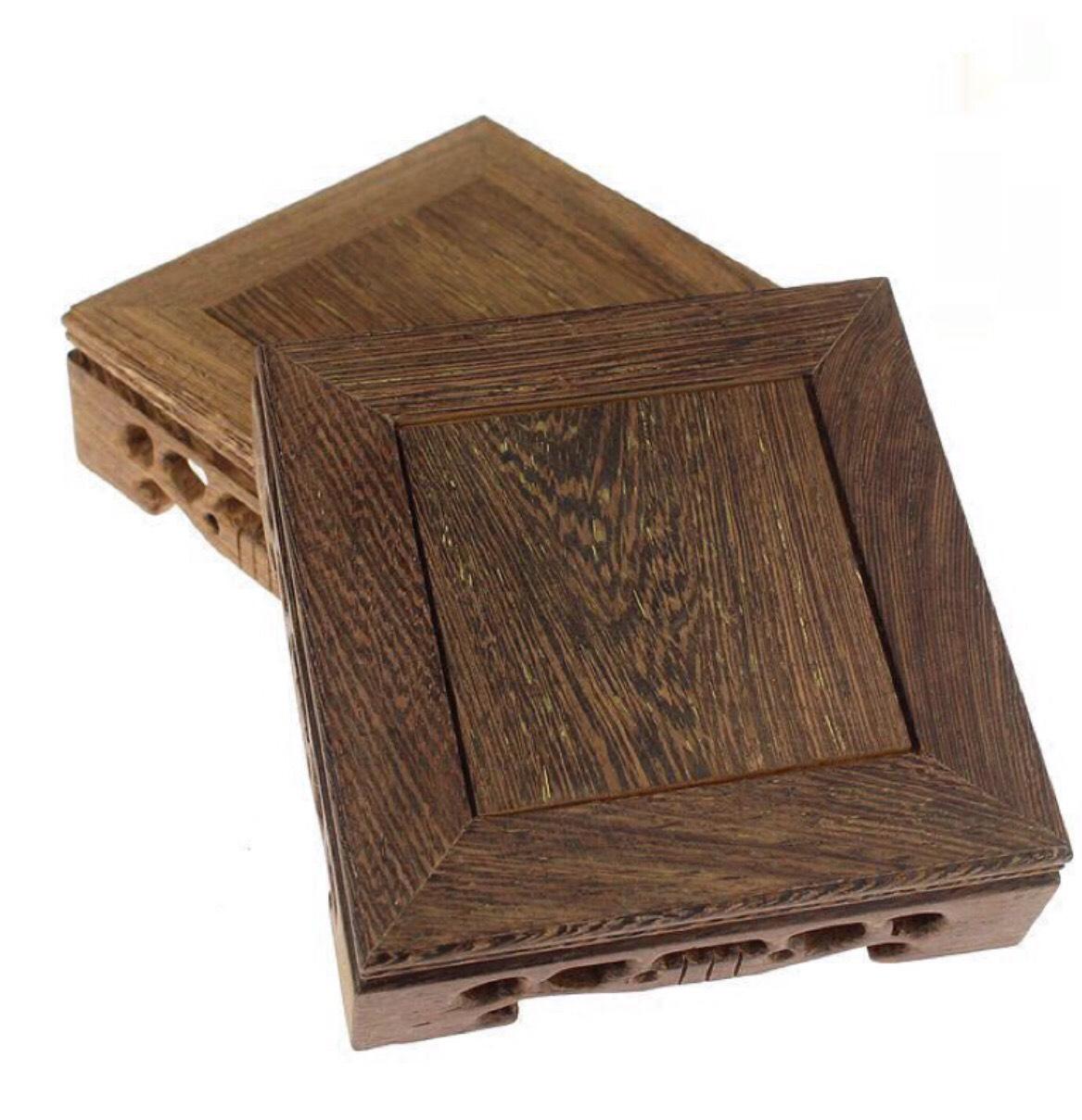 [HCM]ĐẾ GỖ VUÔNG 10x10cm  Gỗ TỰ NHIÊN 100%