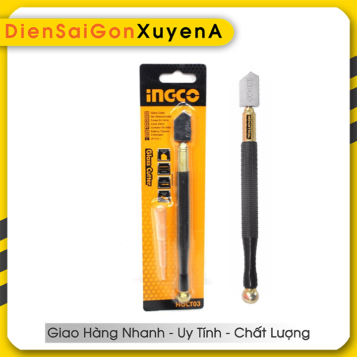 Dao cắt kiếng 178mm ingco hgct03 - phân phối bởi ngô gia tools