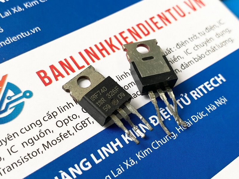 [Combo 5 chiếc] IRF740 Mosfet kênh N 10A 400V TO-220 (tháo máy)