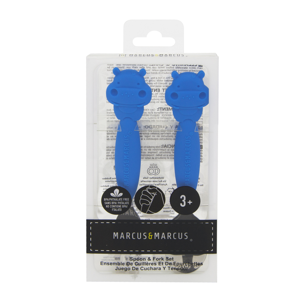 Bộ thìa nĩa ăn dặm cho bé Marcus & Marcus, từ 3 tuổi - Lucas