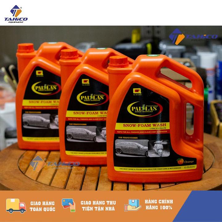 Dung dịch rửa xe bọt tuyết Pallas 6 lít