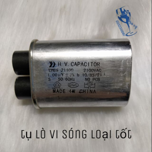 Tụ lò vi sóng - tụ cao áp 1uF 2100v chất lượng cao