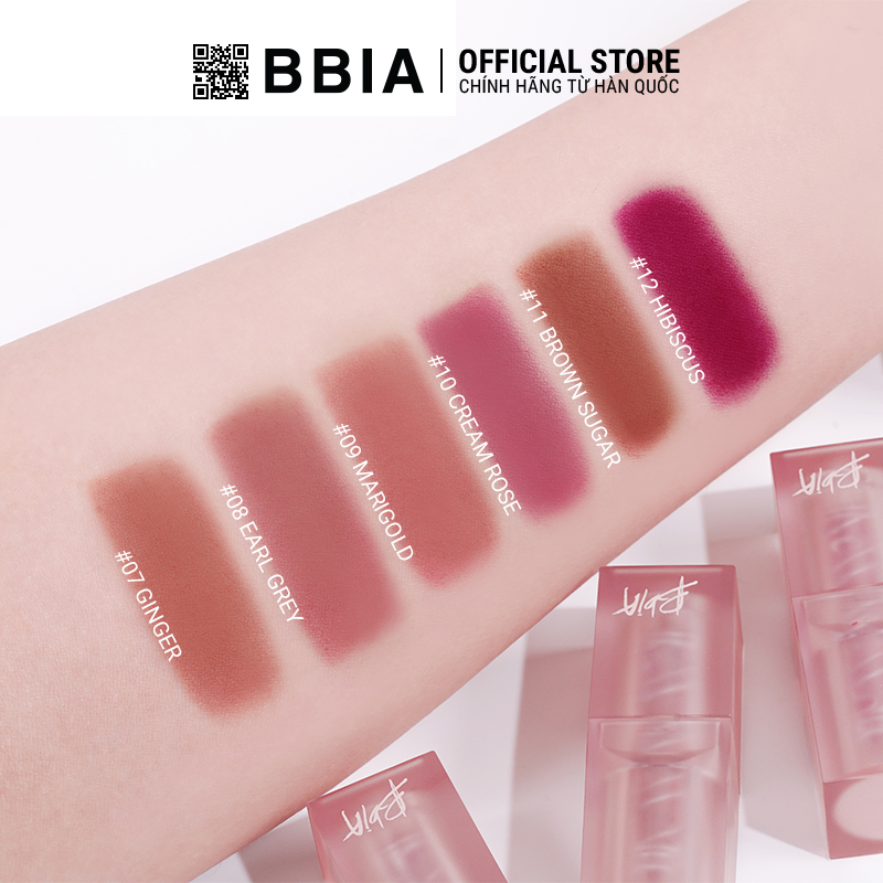 Son Thỏi Lì Bbia Last Powder Lipstick Version 2 (6 màu) 3.5g