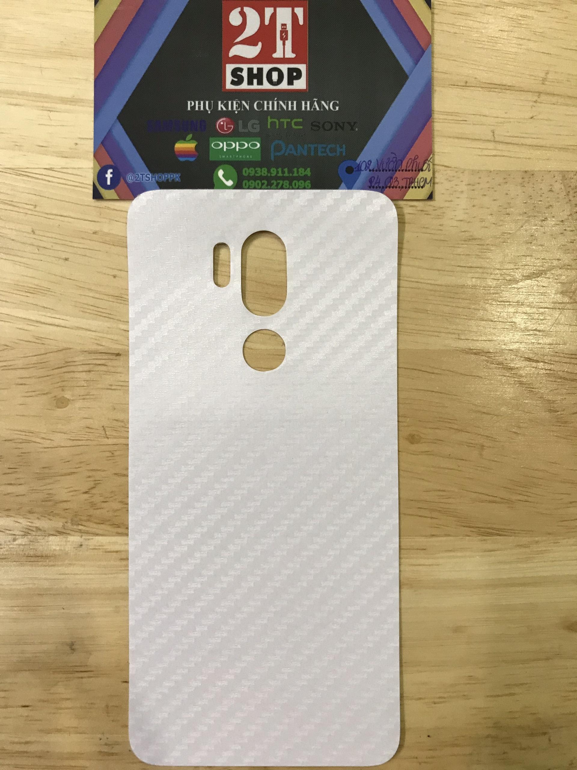 DÁN VÂN CARBON MẶT LƯNG LG G7 THINQ
